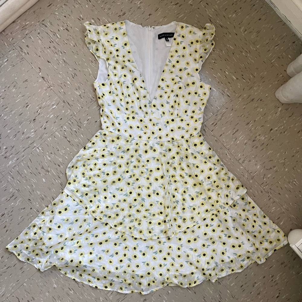 White Floral Dress
